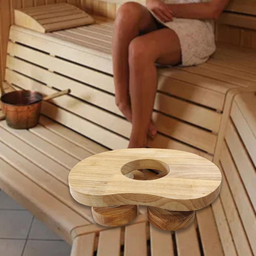 Wooden Sauna Headrest Back Support Back Bolster Professional Ergonomic Backrest