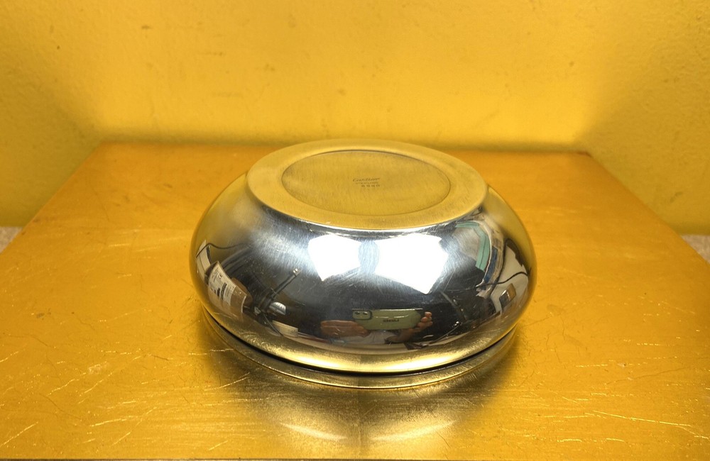 Cartier Sterling Silver Bowl And Dish