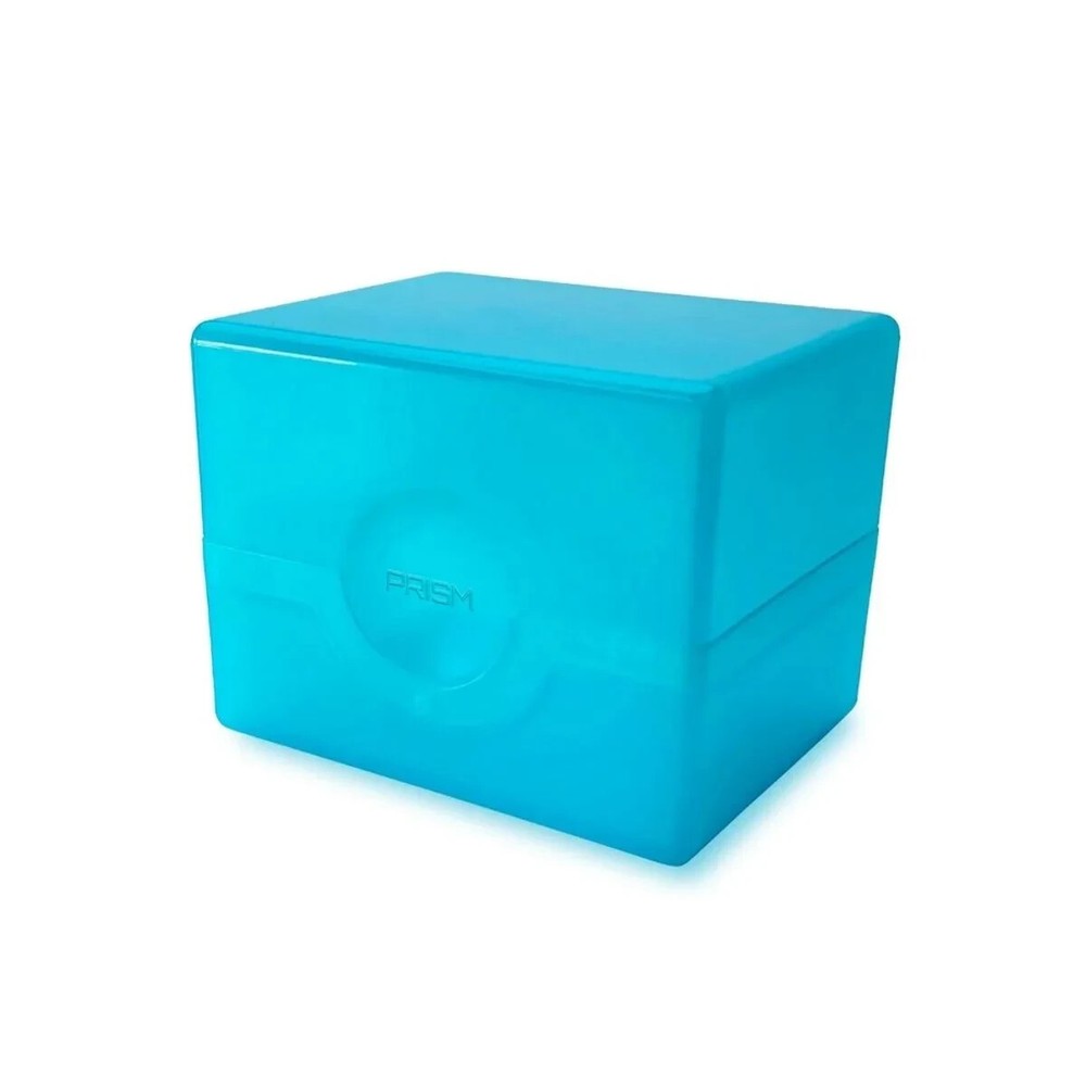 1 BCW Electric Blue Smooth Glossy Prism Deck Case