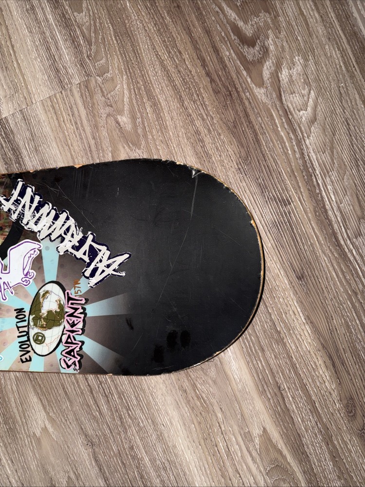 Sapient Evolution 157cm Snowboard - Made in Austria - Dinosaur/T-Rex Graphic