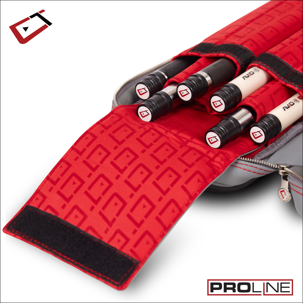 Cuetec Pro Line Gray 4x8 Soft Pool Cue Case