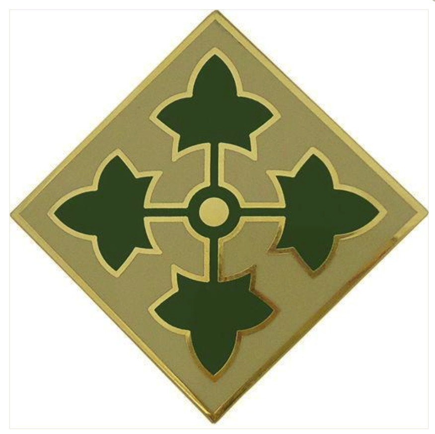 Vanguard ARMY COMBAT SERVICE IDENTIFICATION BADGE (CSIB): 4TH INFANTRY DIVISION