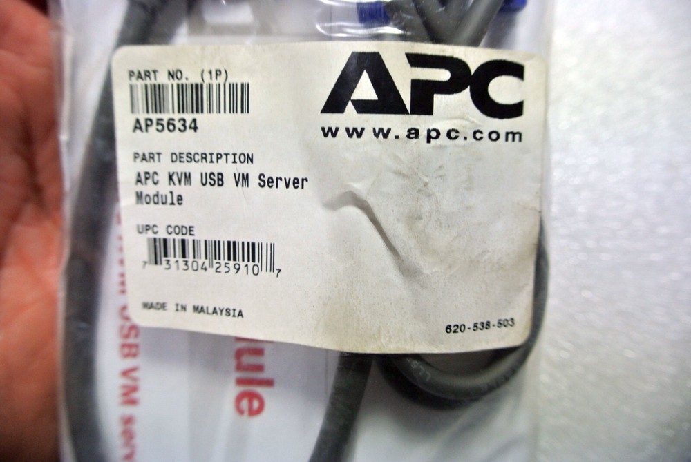 Avocent APC KVM USB VM Server Module cable 520-709-502 P/N:AP5634