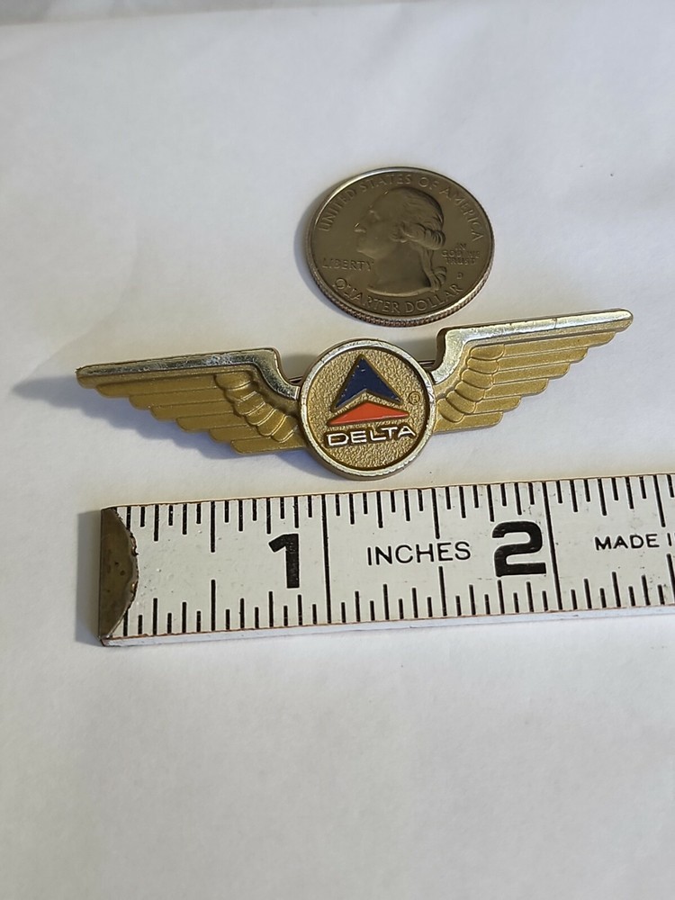 Delta Airlines Pilot Badge Plastic