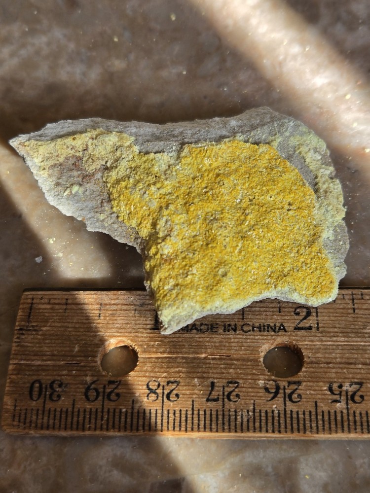 Rare Metarossite w Rossite specimen