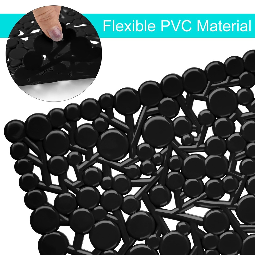 2 Pack Kitchen Sink Mat Plastic Protect Mat PVC Eco-friendly Kitchen Adjustab...