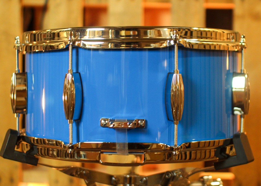 Slingerland 6.5x14 Studio King Lunar Blue Lacquer Snare Drum