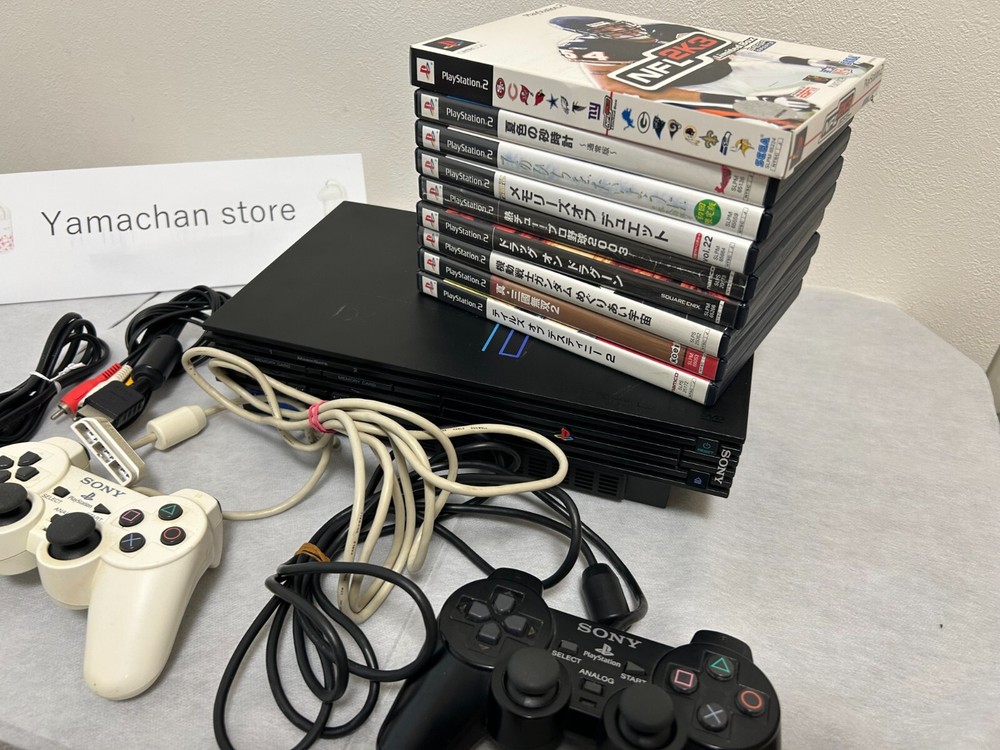 SONY PS2 SCPH-30000 controller software set Confirmed to start Japan