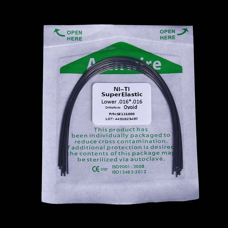 5X Dental Orthodontic Super Elastic Rectangular Arch Wire Ovoid 016*016 Lower