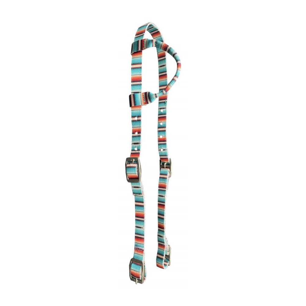 Showman ® Serape Print Nylon One Ear Headstall