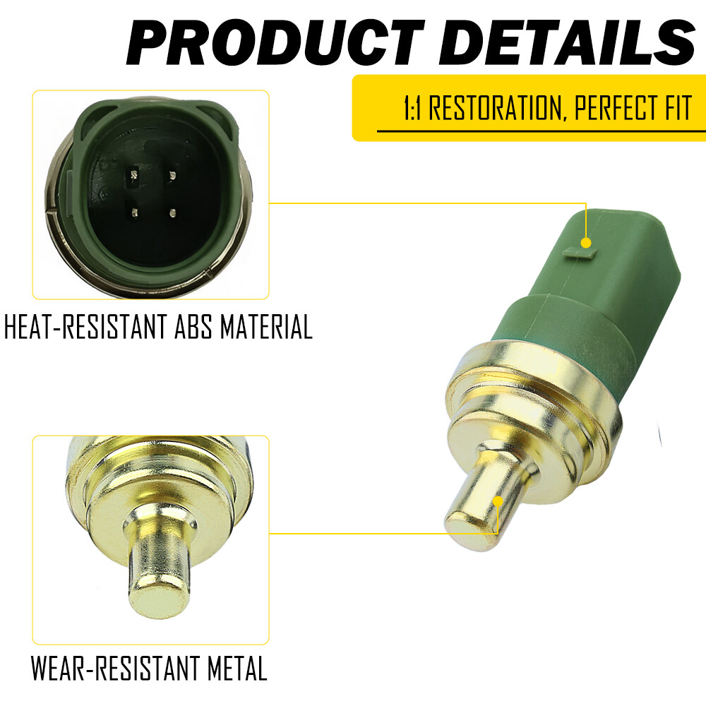 For VW / AUDI Green Coolant Temperature Sensor Water Temp Switch 059919501A