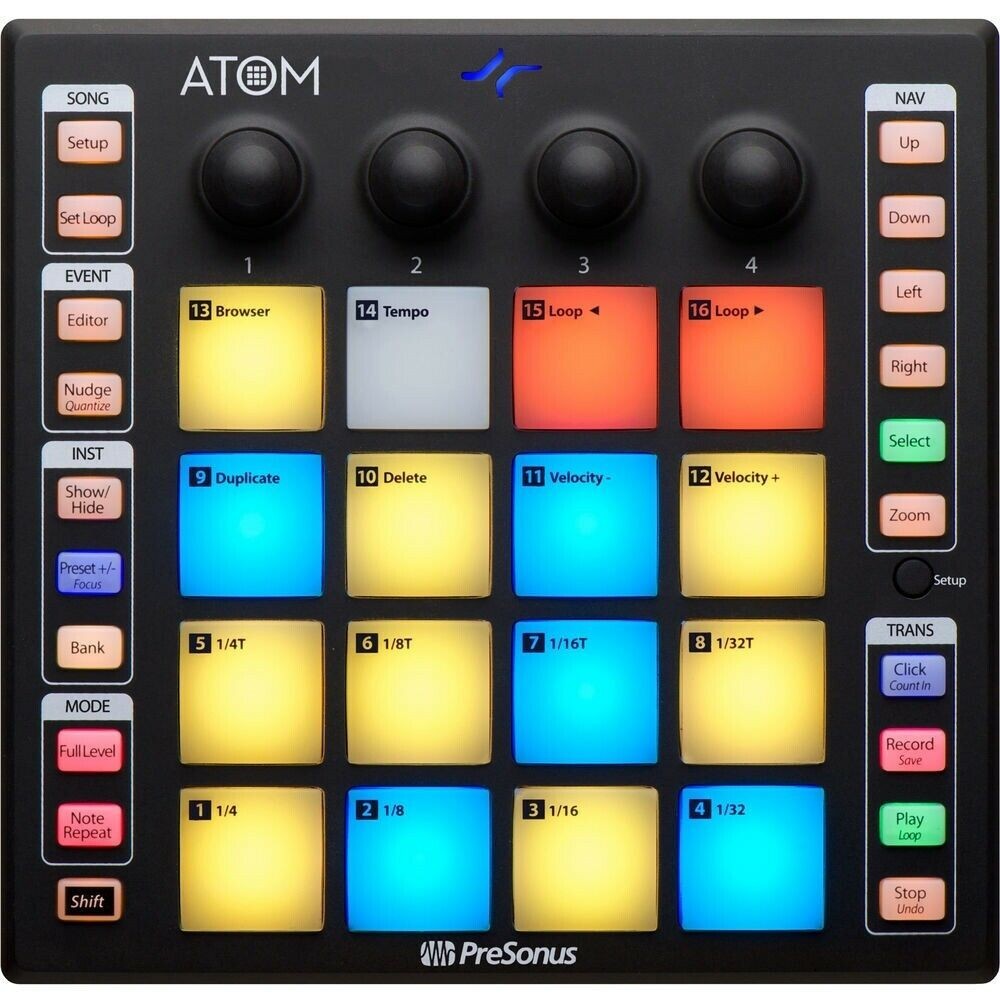 PRESONUS ATOM Production and Performance Pad Controller with Software