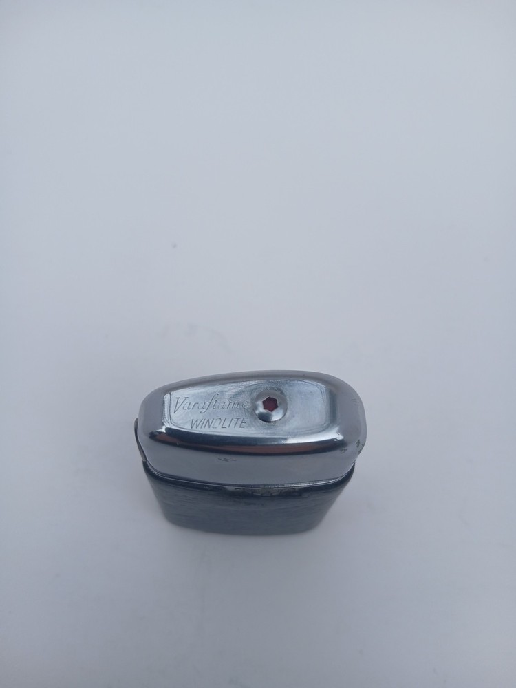 Vintage Ronson Varaflame electronic chrome pocket lighter. Untested.