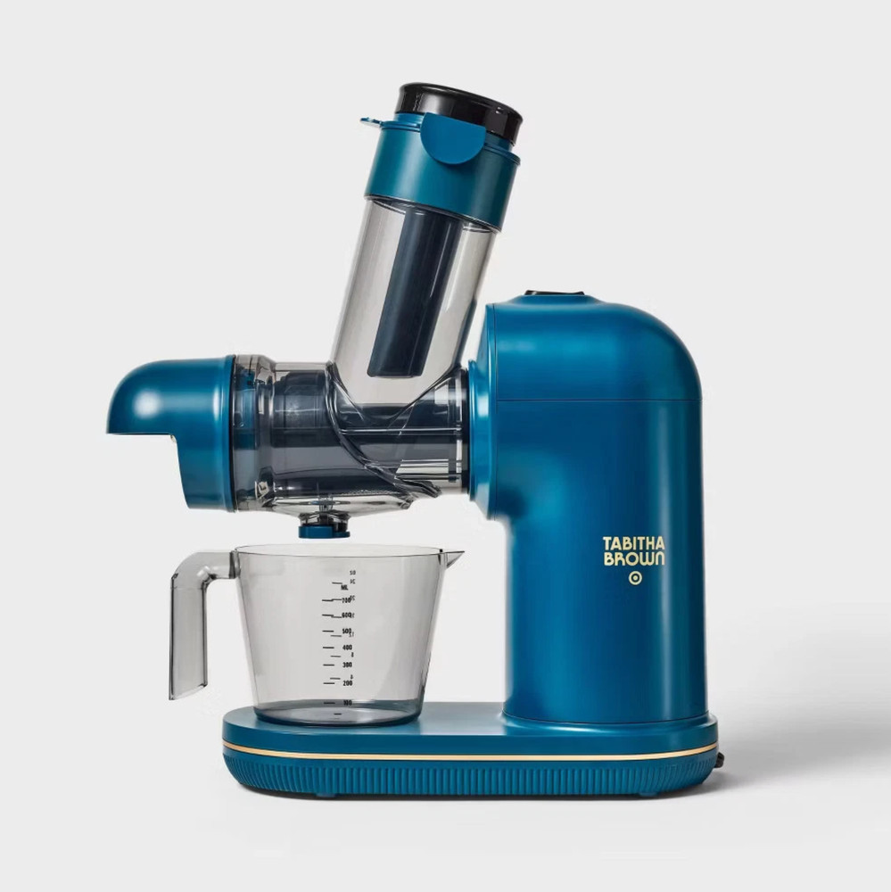 Electric Masticating Juicer Dark Teal Blue - Tabitha Brown