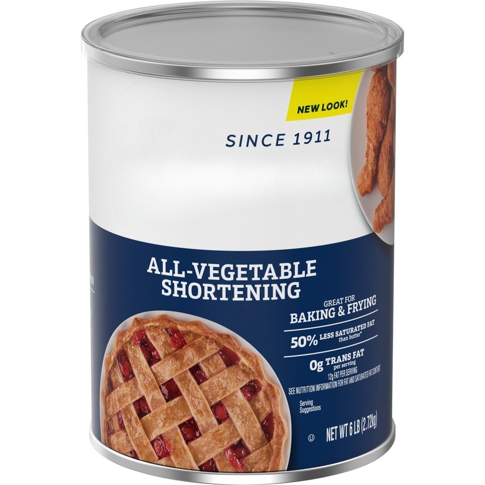 (2 pack)All Vegetable Shortening, 96 oz