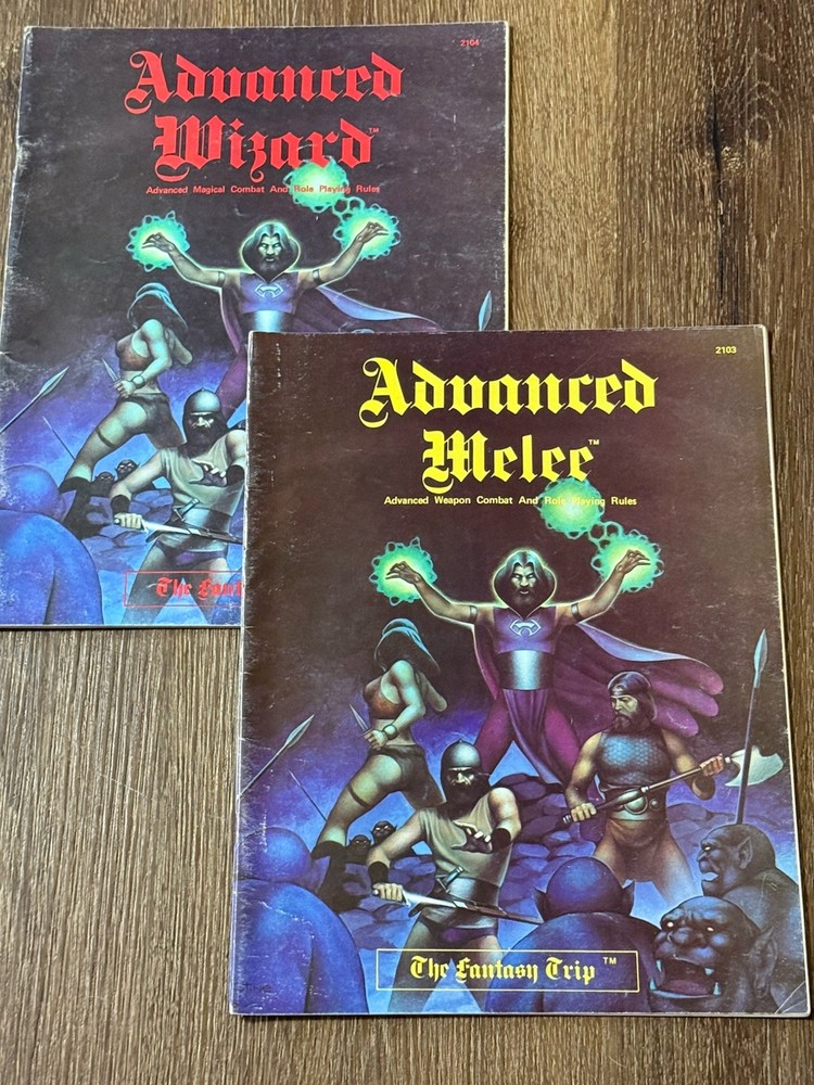 The Fantasy Trip 2 Books Advanced Melee & Wizard