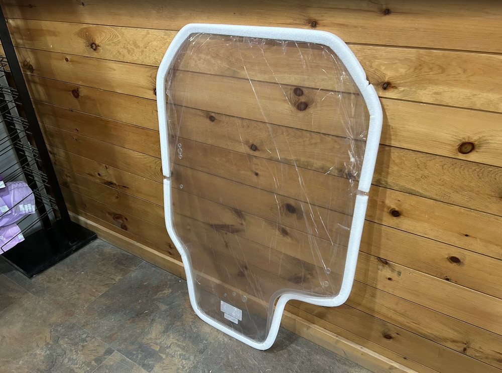 1/4" Manitou Skid Steer Door Polycarbonate Lexan