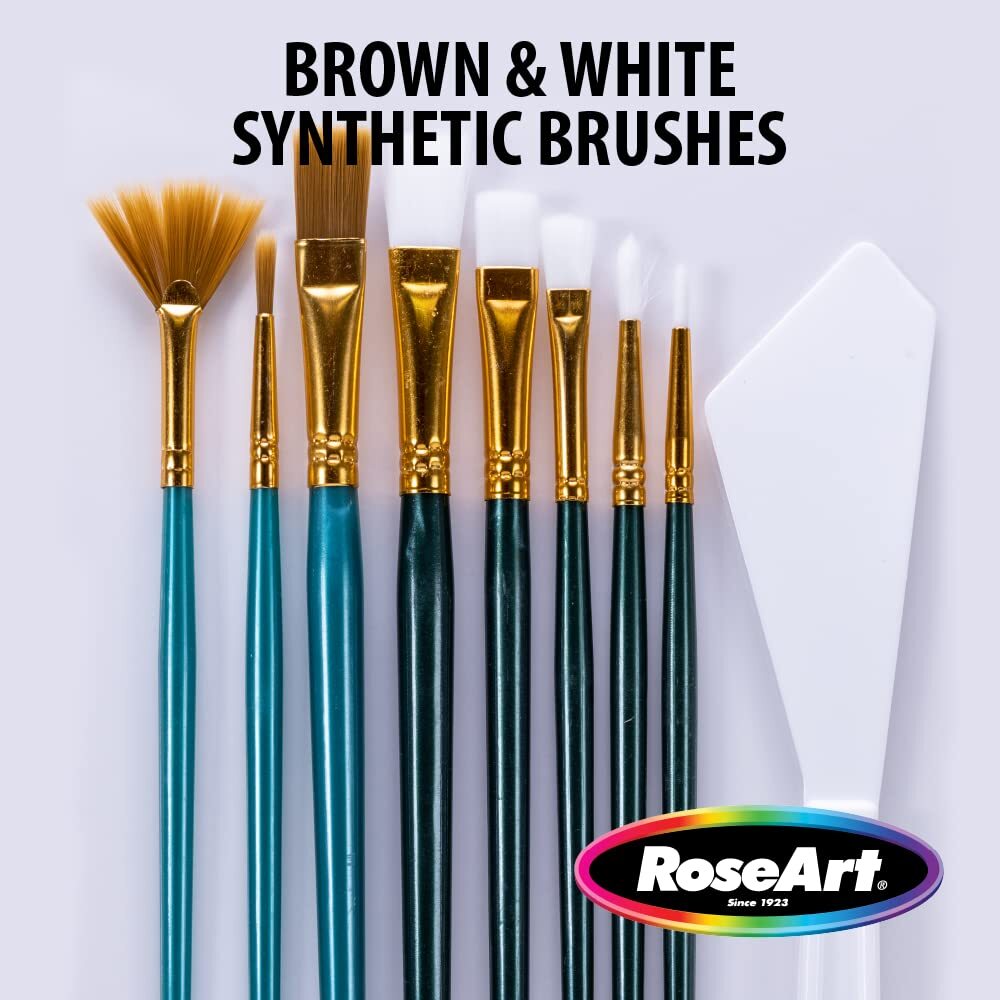 25 pc Mix Media Paint Brushes