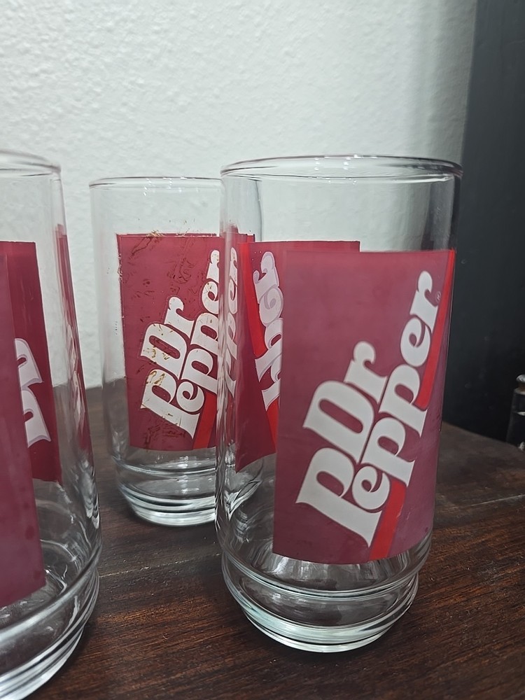 Dr Pepper Drinking Glasses