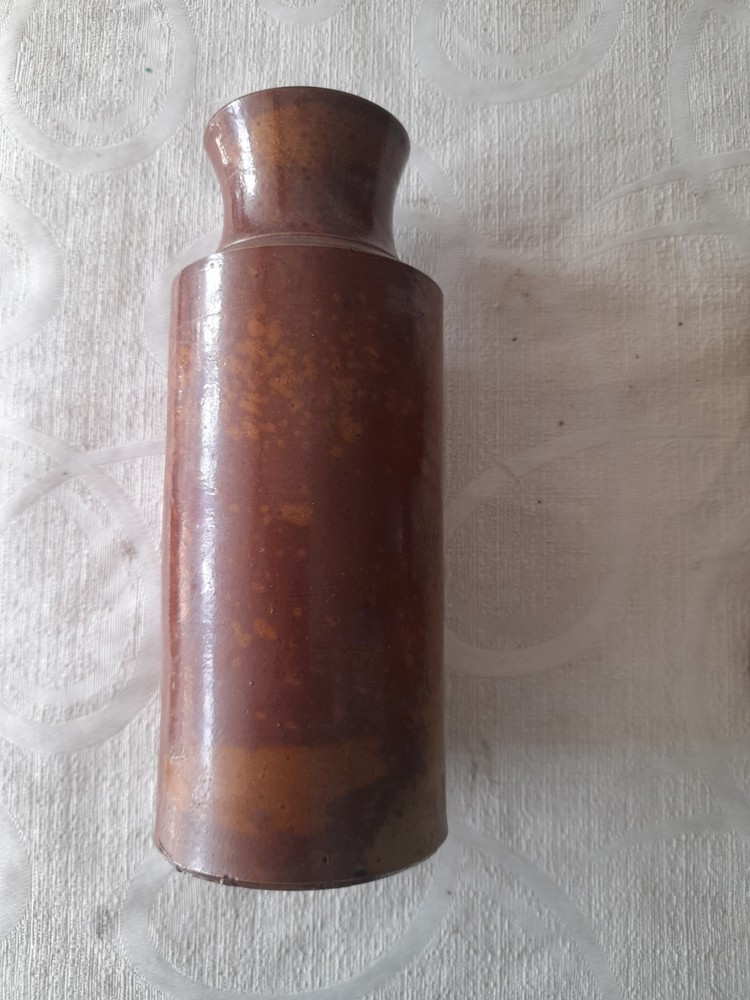 Brown Salt Glazed Stoneware Storage