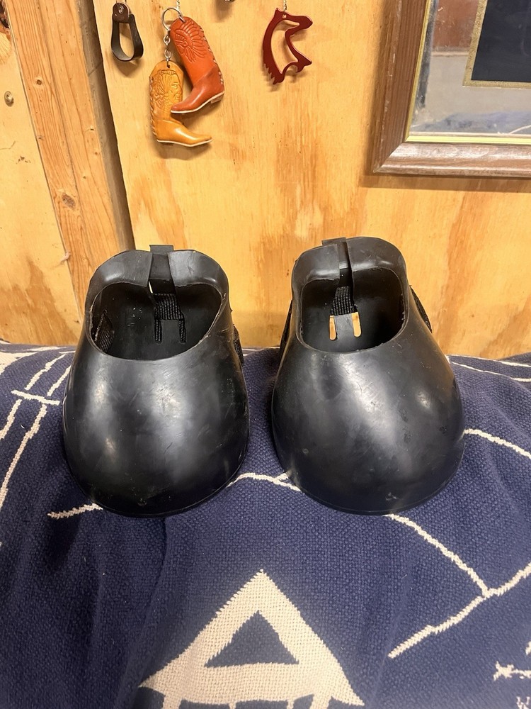 Dura-Tech® Protective Rubber Horse Boot Size Medium With 1” Strap