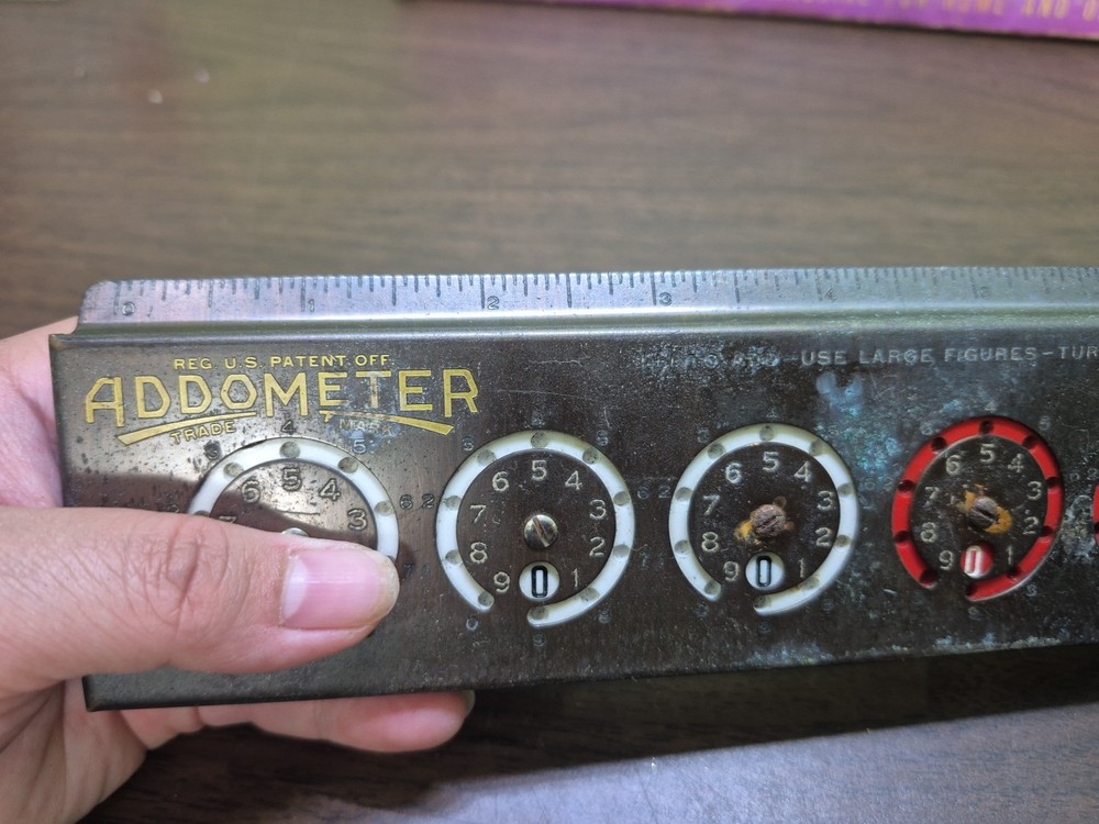 Vintage Addometer Read