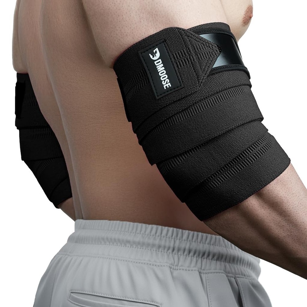 Breathable Elbow Wraps - 40'' Adjustable Straps for Joint Support & Performance
