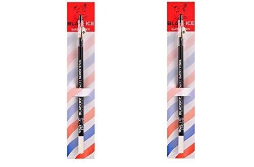 Black Ice Barber Pencil Six White.