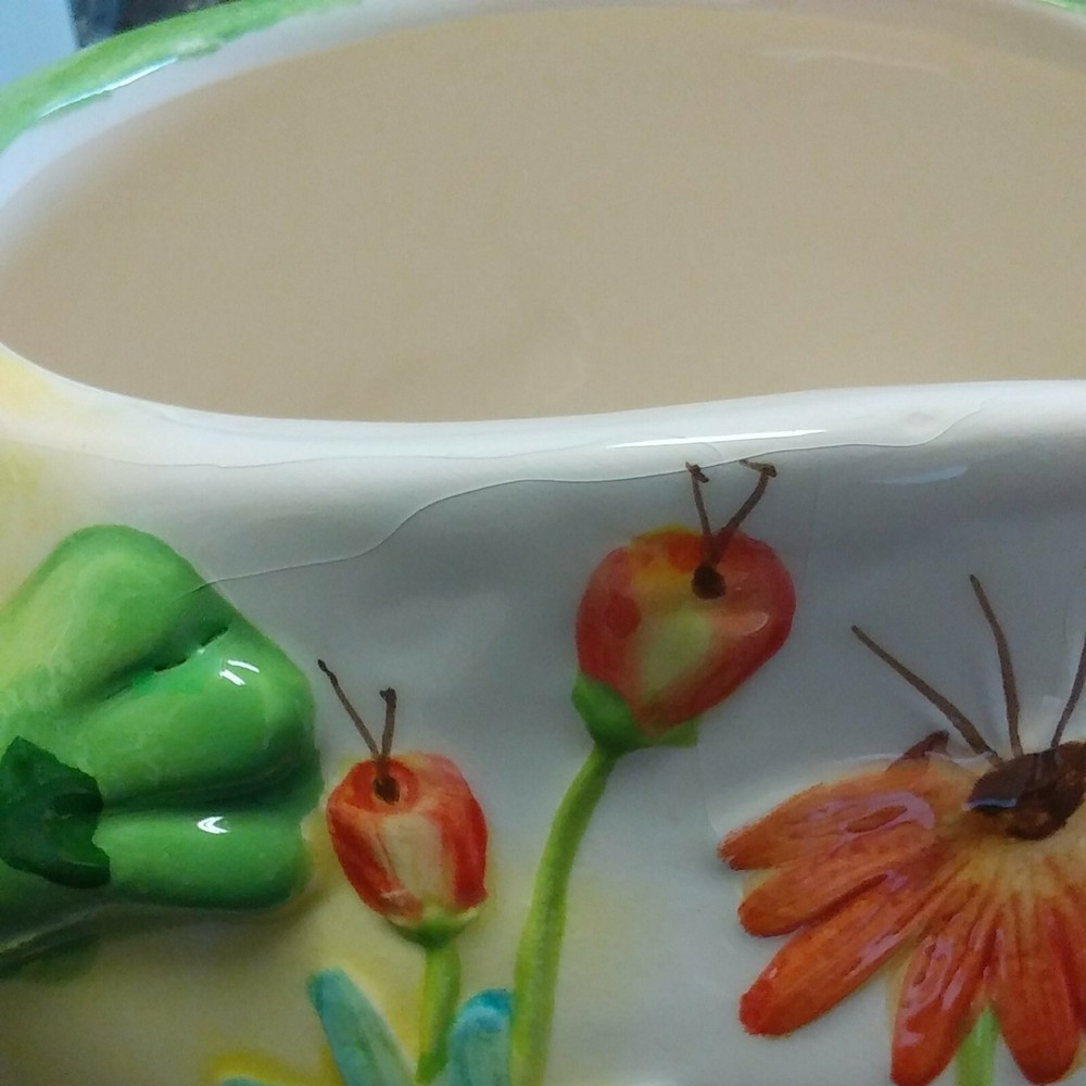 Frog Shape Ceramic Containers 2pc Set