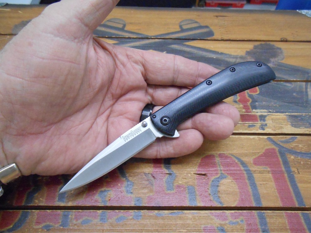 Kershaw Al Mar 2335 Pocket Knife Frame Lock Plain Edge Blade