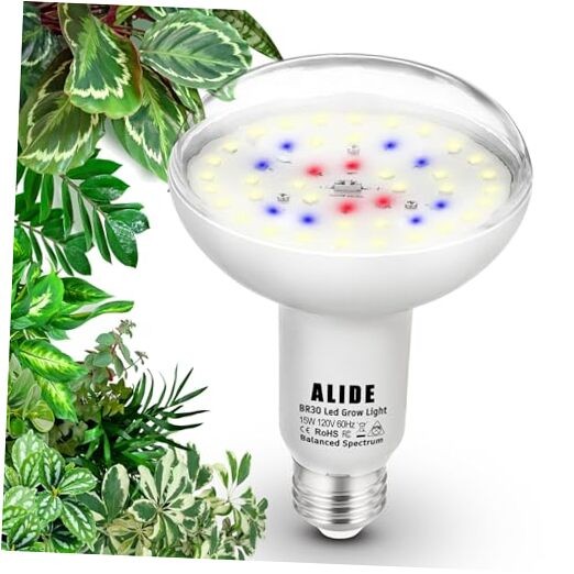 Led Grow Light Bulbs for Indoor Plants Full Spectrum,E26 Floodlight BR30 1