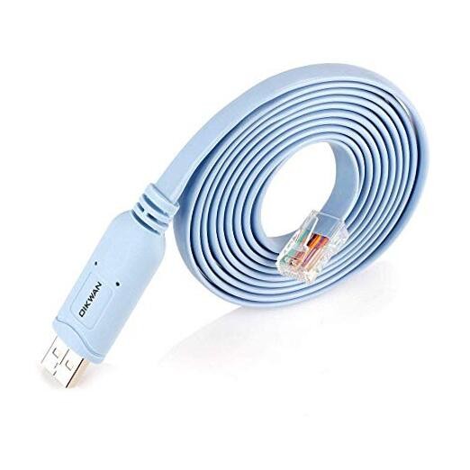 USB Console Cable,USB to RJ45 Console Cable for Cisco Routers/AP 6 ft