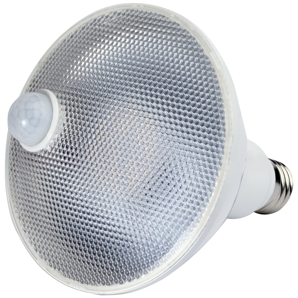 Motion Sensor Activated 40° Flood LED 120V 14W =100W PAR38 E26 5000K Natural