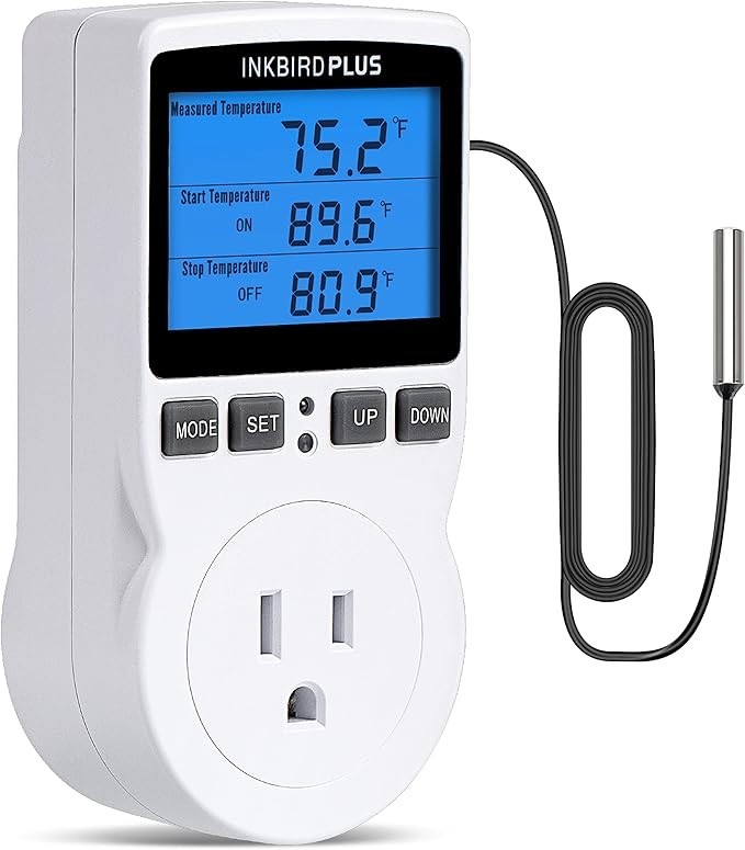 INKBIRD Outlets Thermostat Temperature Controller Socket Heating Cooling Timer