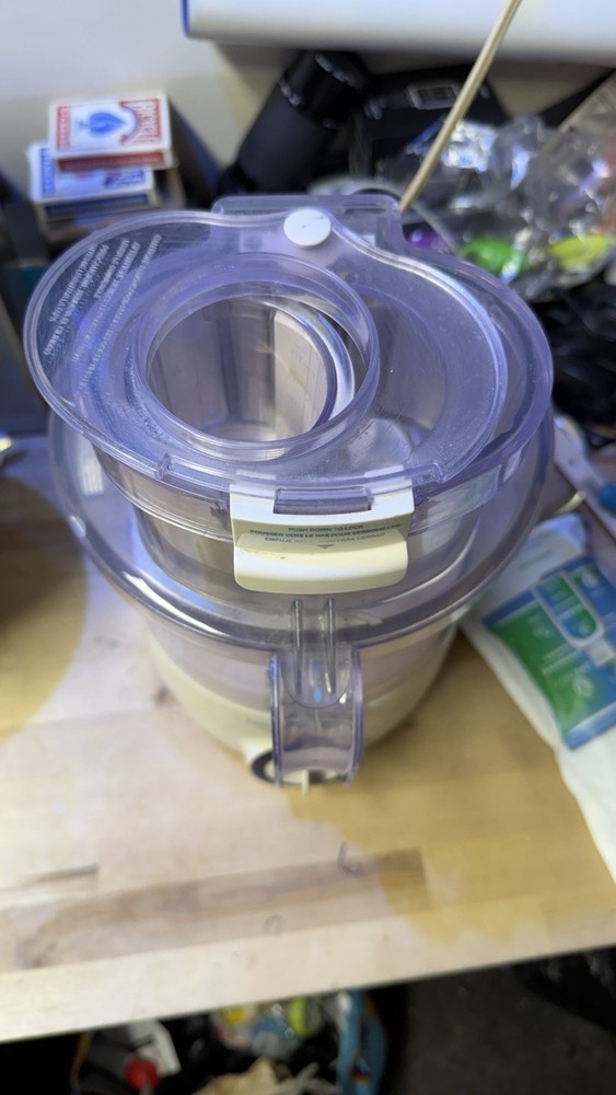 Hamilton Beach Food Processor Tested Working Multi-Speed With Bowl Lid