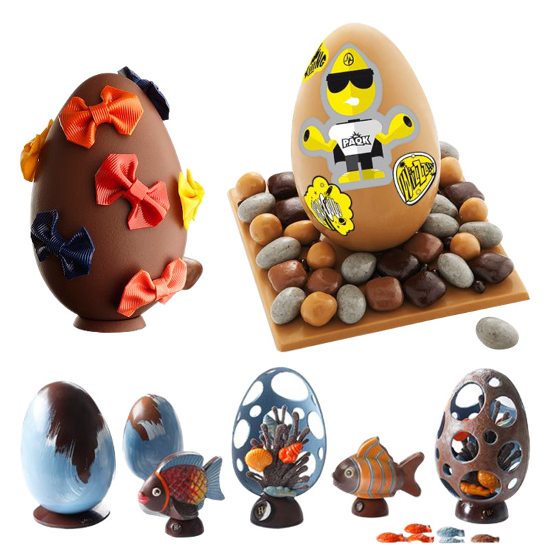 Large Ostrich Egg Chocolate Mold Egg Shaped Candy Mould PC Candy Mold