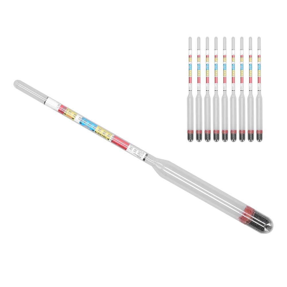 10Pcs Wine Making Meter Accurate And Sensitive Test Jar For Home Brewing