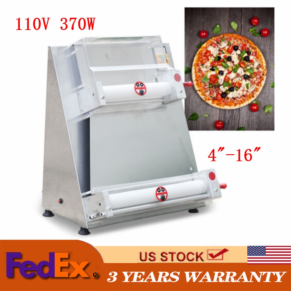 Commercial Automatic Dough Roller Sheeter Pizza Dough Roller Sheeter Max16"