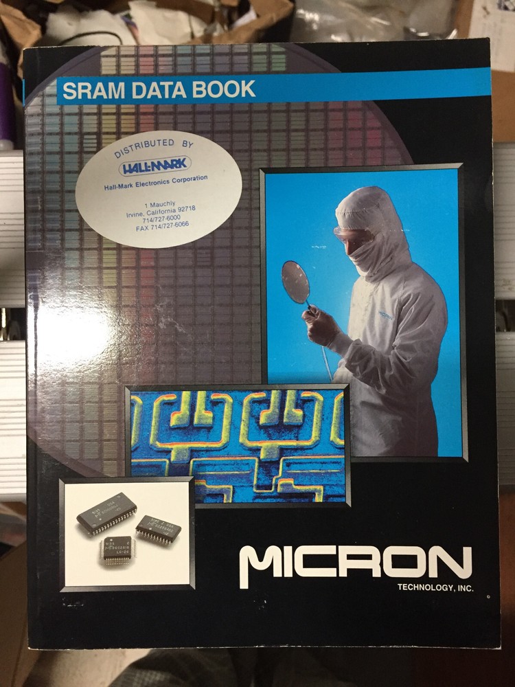 Data Book = Micron MOS SRAM Memory Military MOS Semiconductor 1991/1992 =