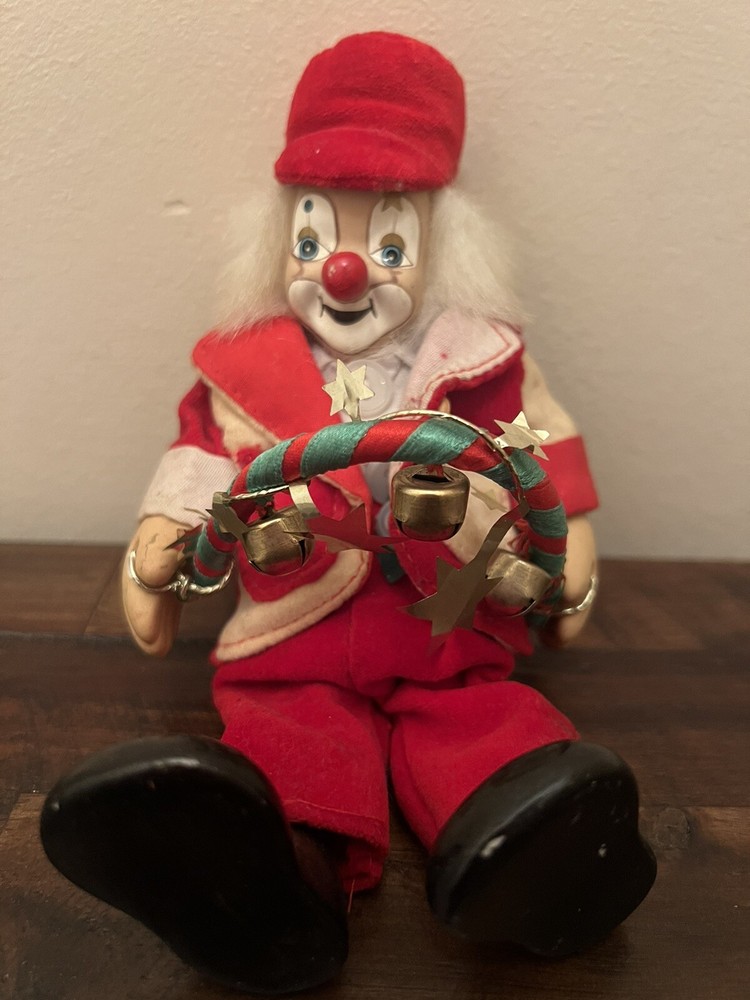 Bendable Vintage Christmas Clown