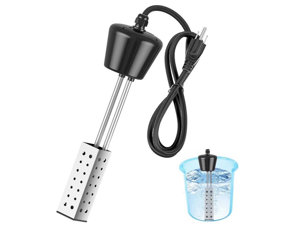 2000W Immersion Water Heater, Designed for Mini Inflatable Pools and Black