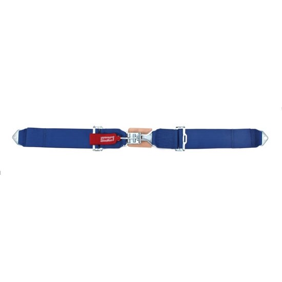 Simpson 29024BL Blue Bolt-In Lap Belt, Latch/Link-Pull Down