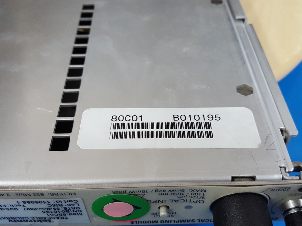 Tektronix 80C01: 20 GHz Optical Sampling Module (0195)