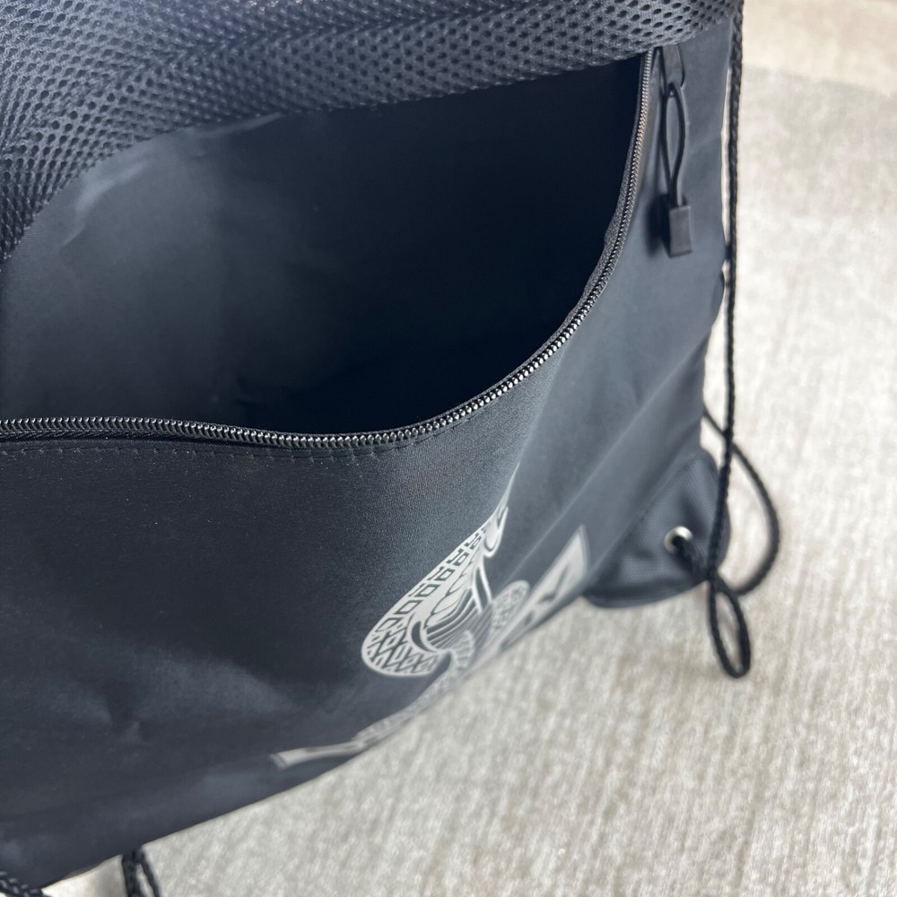 Shelby Microfiber & Tri-Mesh Drawstring Bag