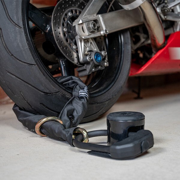 HIPLOK DXXL Maximum Security Loop Chain + D Lock Motorcycle/Bicycle
