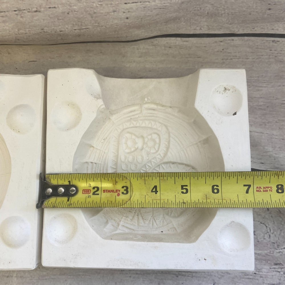 Gemini Ceramic Casting Mold Designing Owl Plater #101