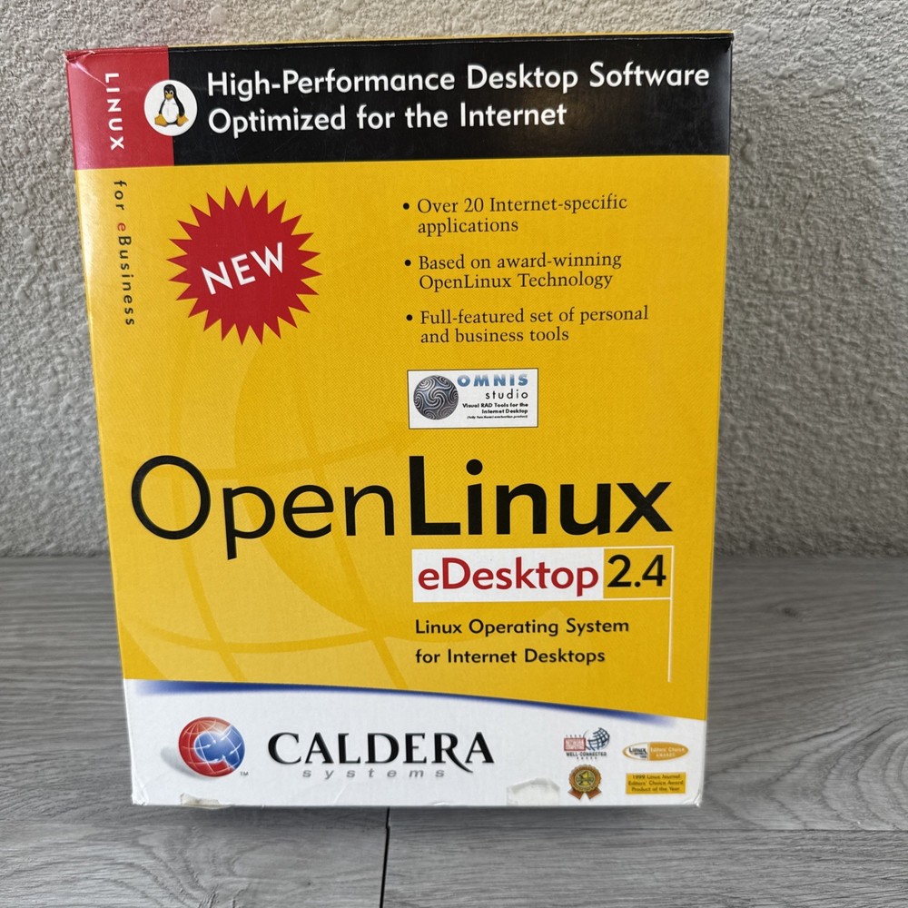 Open Linux eDesktop 2.4 Original Box Set Complete