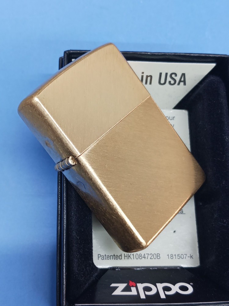 Zippo Herringbone Sweep Brass 29830