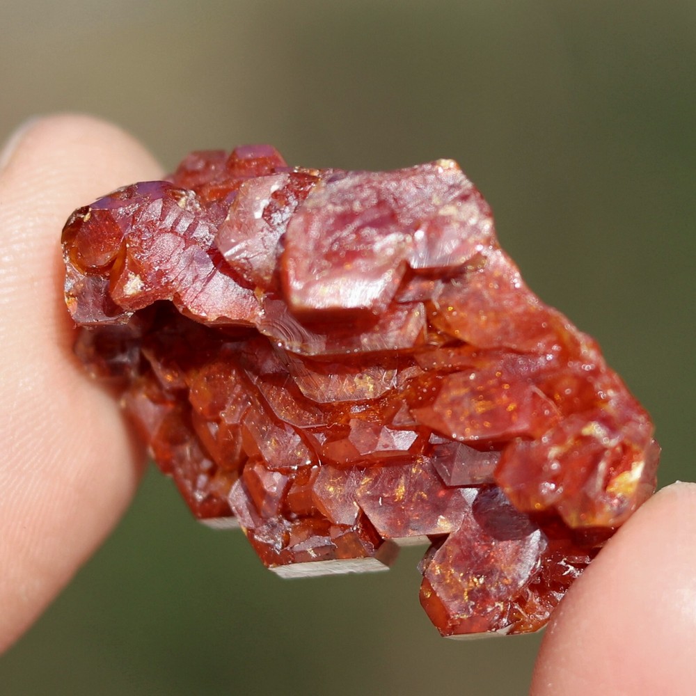 Mineral Specimen: Vanadinite from Morocco, Rich Color! (MSC2010)