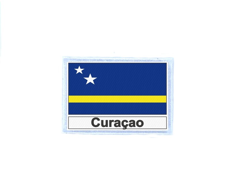 Patch Badge Printed Flag CW CURACAO